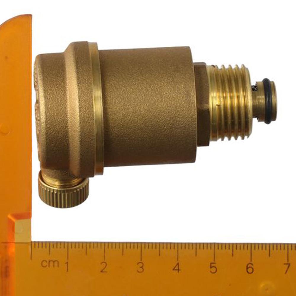 Brass Exhaust Valve DN15 Air Vent Valve Durable Side Row Type  Water Heater