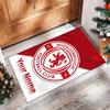 Middlesbrough FC Printed Crystal Velvet Rug Non‑Slip Crystal Velvet Carpet For Sofa Bedroom Indoor Home Decoration