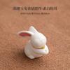 Cute Jade Rabbit Ceramic Incense Holder Fragrance Liln Base Home Indoor Line Incense Dispenser Tea Table Pet Cover Accessories