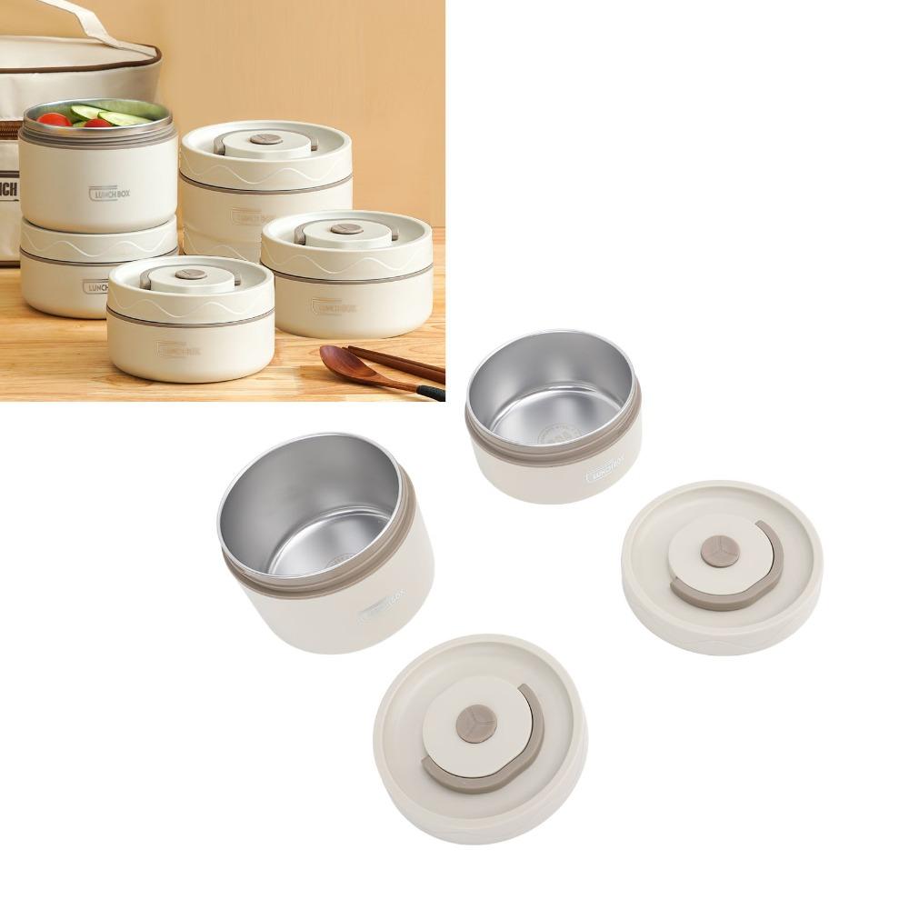 2PCS/3PCS/4PCS With Insulated Bag Insulated Lunch Container Portable Lunch Set  For Picnic