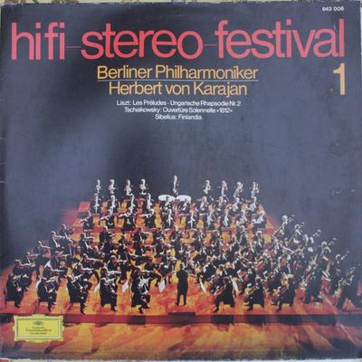 LP Record HERBERT VON KARAJAN BERLINER PHILH  Hifi  Stereo  Festival 1 643006 DEUTSCHE GRAMMO 1971 Germany Classical Used