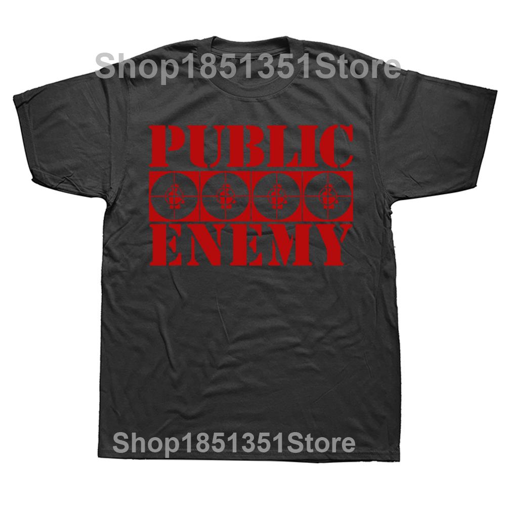 Novelty Awesome Public Enemy Target T Shirts Graphic Streetwear Short Sleeve Birthday Gifts Summer Style Tshirt Mens Clothing