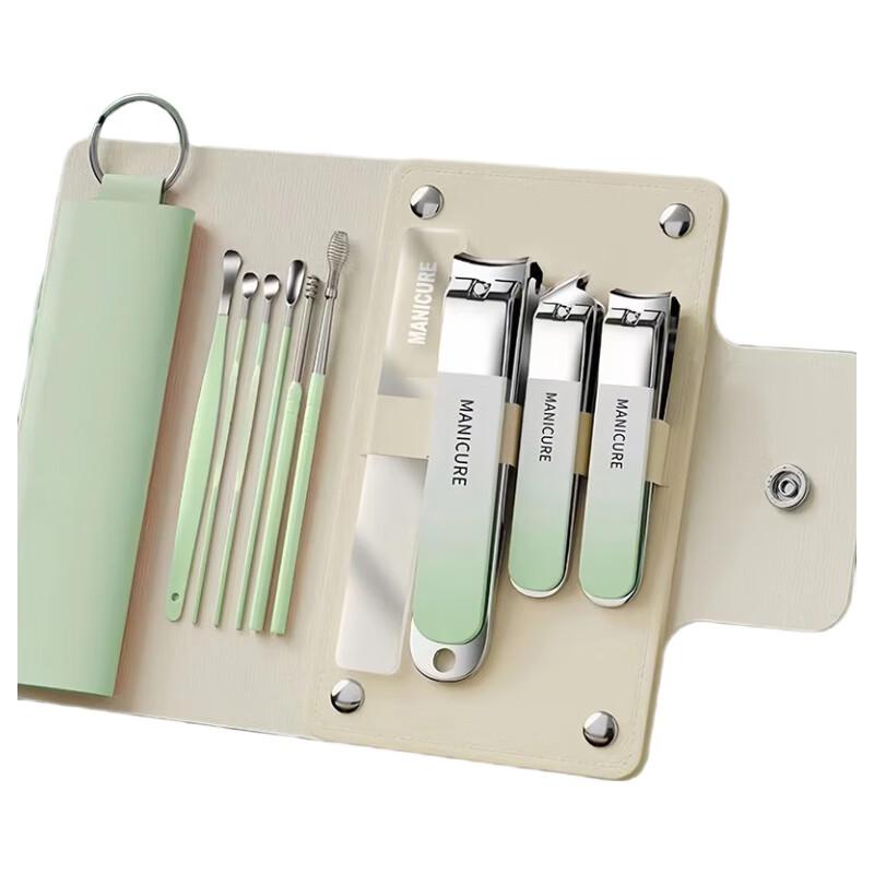Stainless Steel 10-Piece Manicure Set