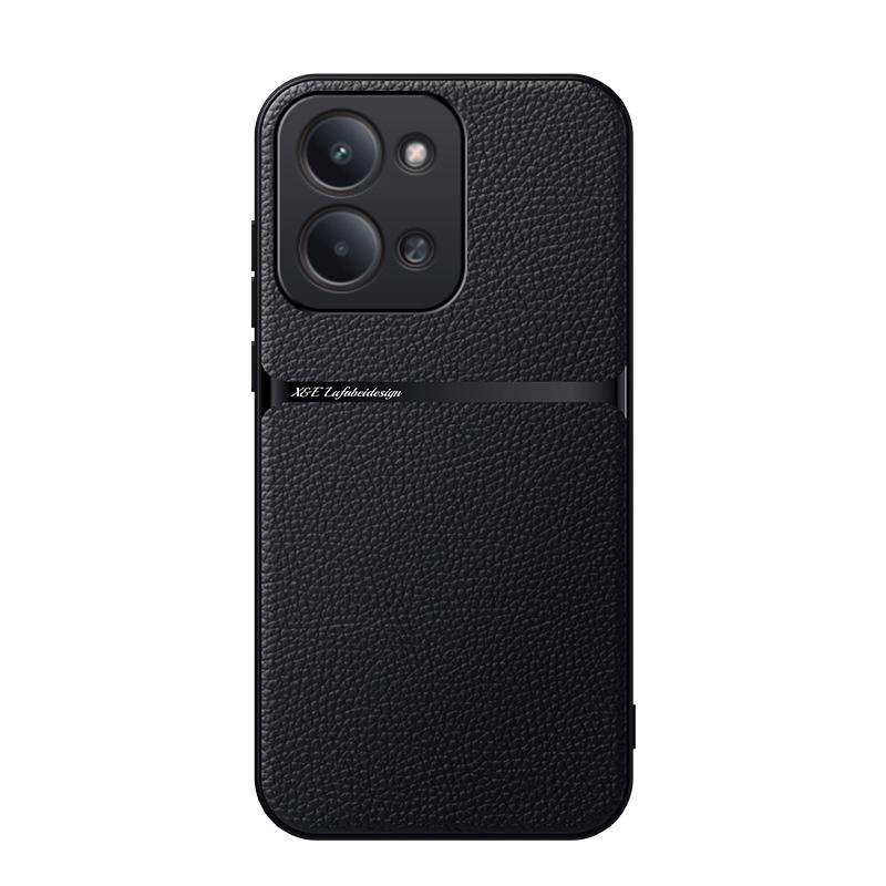 Für Redmi 15C 171mm 15 171mm 14C 4G 13C 4G Leder Litschi-Textur mit Ultra-dünner Slim Handyhülle