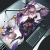 The Herta Honkai Star Rail teclado mouse pad Large Gaming mousepad Office Table Accessories Nonslip Mausepad overlock Desk Mat
