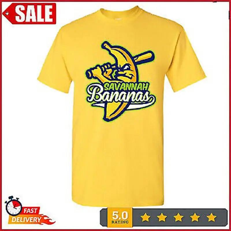New Limited Savannah Bananas Baseball T Shirt Multicolor Full Size
