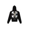 OFF WHITE Felpa con cappuccio Pascal Skeleton Vestibilità Slim OMBB037F20FLE0011010