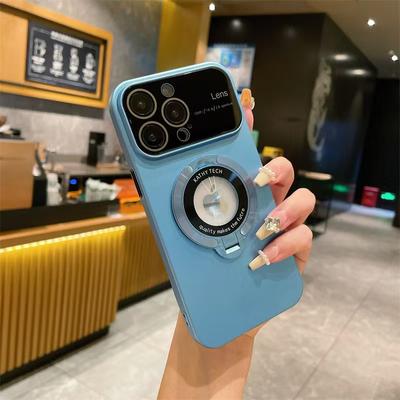 Suitable for IPhone14 Phone Case, Matte Pc Magnetic Stand Full Cover 13, Apple 15Promax Protective Case