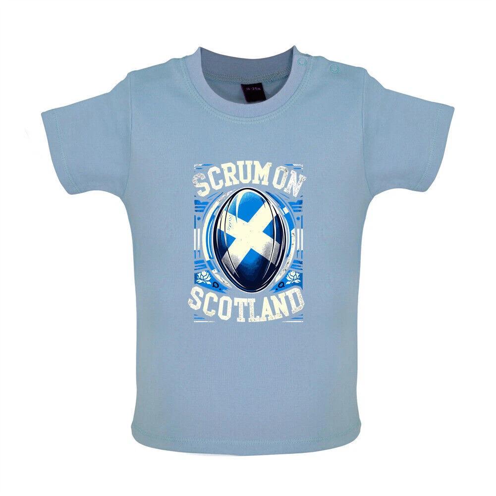 

Scrum On Scotland - Kids T-Shirt Tees Top - Rugby League Nations Union 6 Six 160