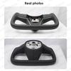 Tesla Yoke Steering Wheel 2.0 Leather Stitch Color Block Cover for Model 3 & Model Y