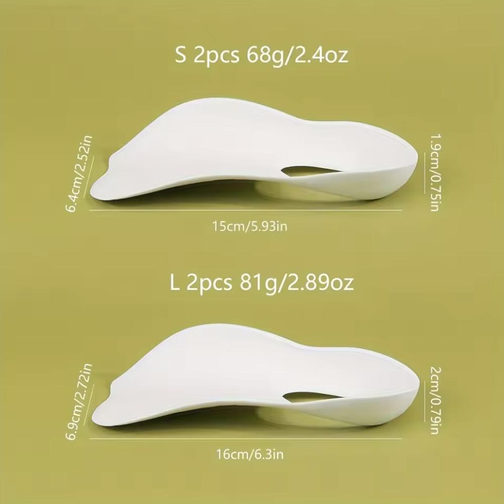 1 Pair Arch Support Inserts - Comfortable TPR Material Ideal For Men & Women Universal Fit Promotes Proper Foot Alignment