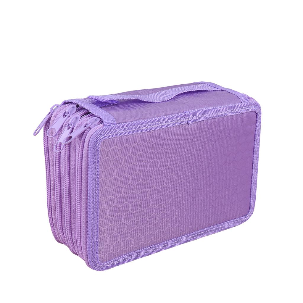 1 Piece 3-layer Handy Pencil Case, Stylish Large-capacity Student Pencil Case and Office Storage Bag, a Gift for a Friend