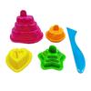 Handmade Colored Playdough Set for Kids with Molds and DIY Tools
