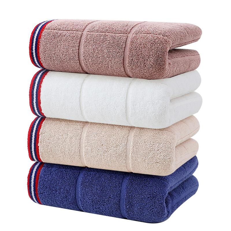 

Хлопковые полотенца, увеличенные и утолщенные, 4 упаковки полотенец из 100% хлопка для дома, подарков, утолщенные полотенца из длинноволокнистого хлопка в подарочной коробке