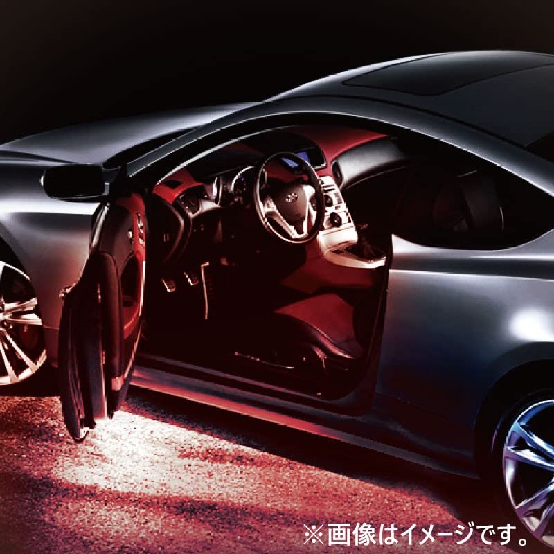 Procyon PL-40 Car LED Step & Floor Light RE/WH, 4 Pieces