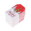 100pcs DIY Xmas Decoration Wrapping Supplies Gift Wrapping Hang Tags Kraft Tag Christmas Labels