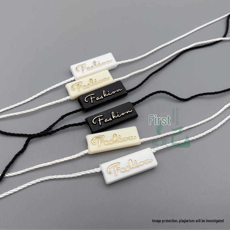 JINGPINFUSHI Fashion Universal Hot Stamping Hang Tag String