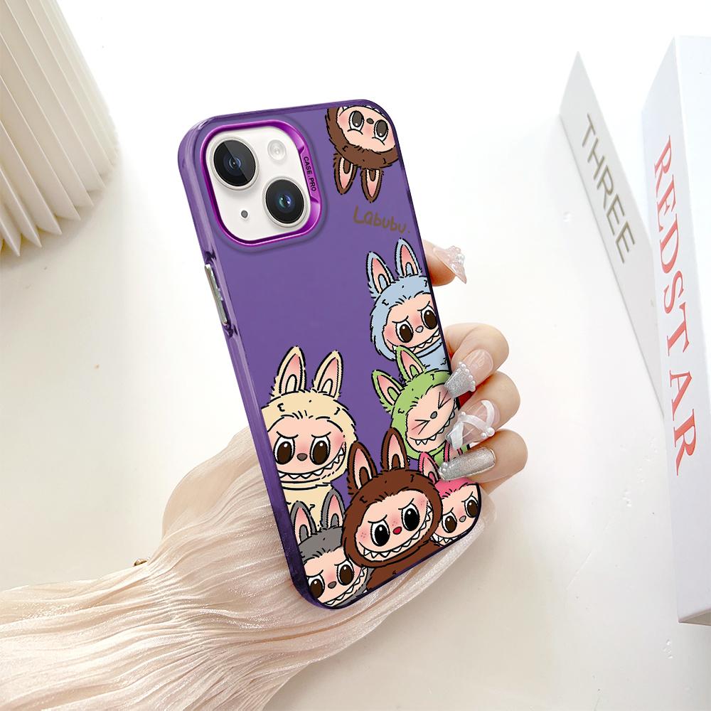 Fashion Colorful Sliver Double Sided Phone Shell Soft Edge Hard Case Full Cover Shockproof Phone Casing for Samsung A16 A55 Xiaomi Redmi 14C Poco C75