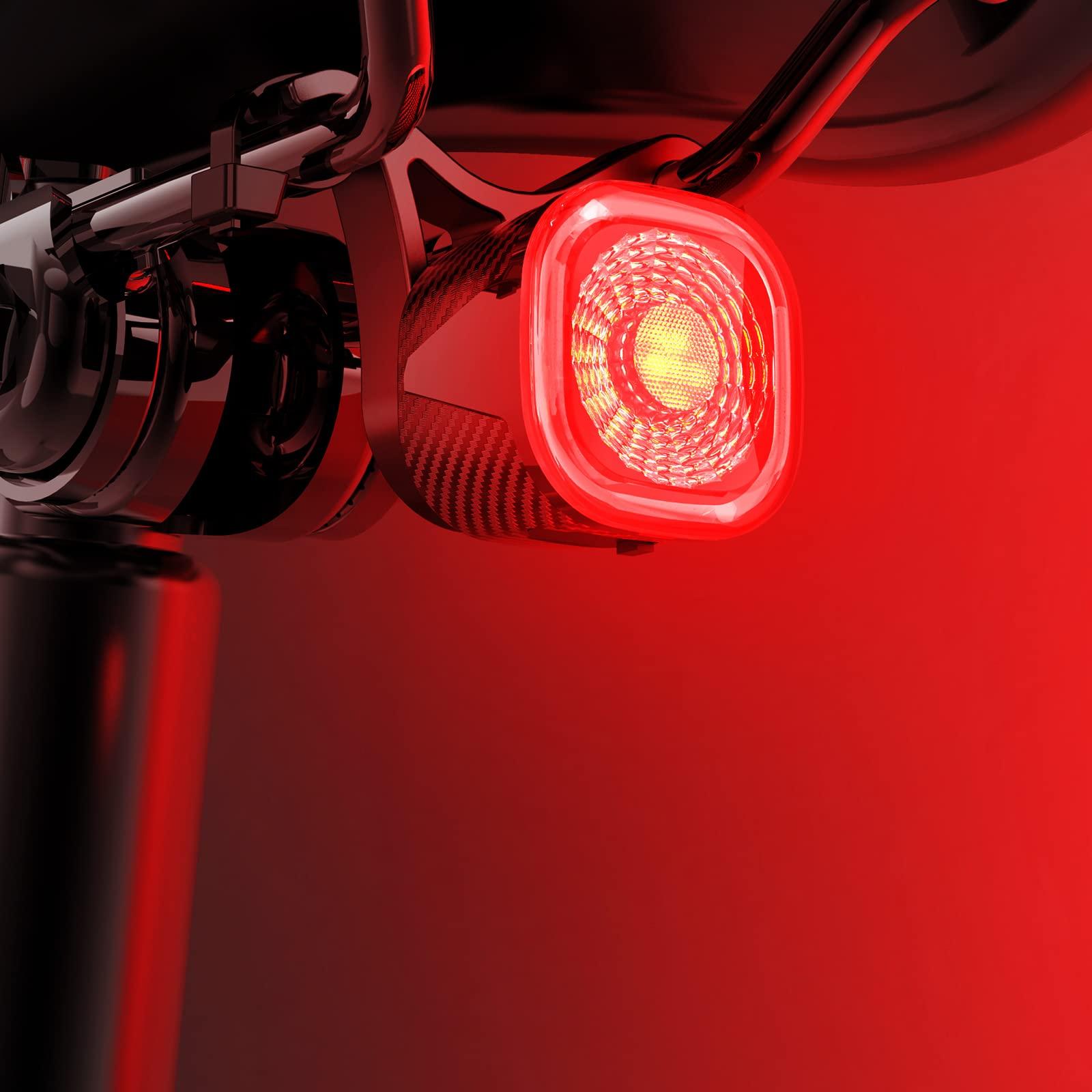 

Умный задний фонарь для велосипеда с и тормозом Умный задний фонарь для велосипеда для умного тормоза Автоматический IPX6 Светодиодный велосипедный светодиодный велосипедный светодиодный дорожный велосипед 4 режима освещения Уровень заряда батареи Легкий