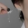 Neue 925 Sterling Silber Blume Ohrstecker Charme Persönlichkeit Florale Form Ohrringe Geburtstagsgeschenk für Frauen Exquisiter Schmuck