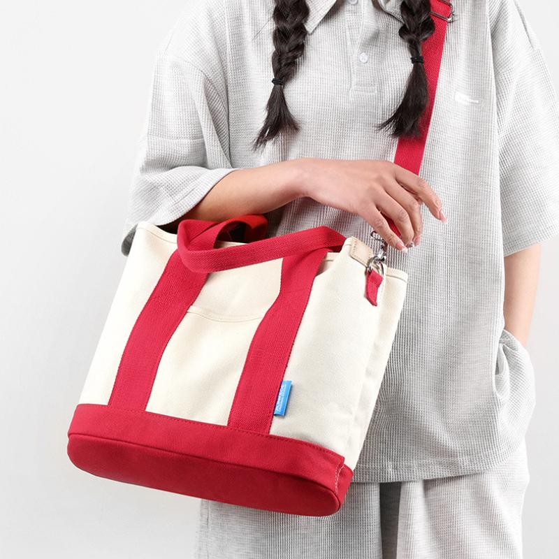 Canvas Bag Multi-pocket Cross-body Female 2024 New Mom Small Leisure Travel Small Shoulder Bag