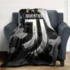 1pc Juventus Blanket, Gift, for Men and Women, Soft Blanket, Good for Sofa Bed Couch Travel, Lightweight Flannel Blanket