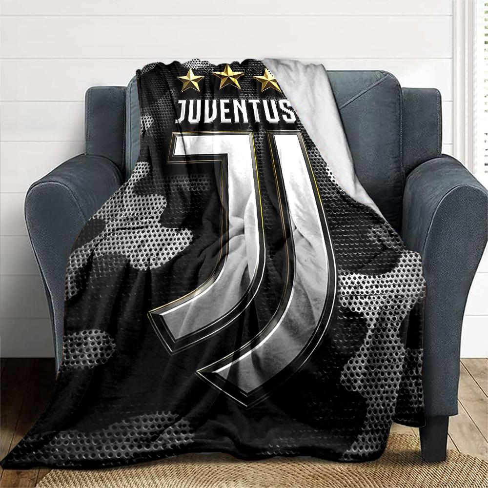 1pc Juventus Blanket, Gift, for Men and Women, Soft Blanket, Good for Sofa Bed Couch Travel, Lightweight Flannel Blanket