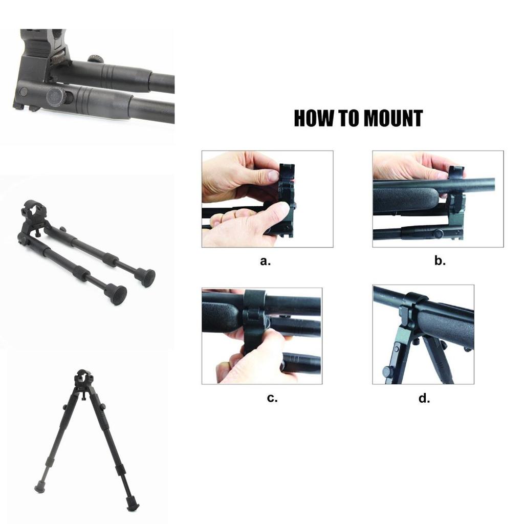 Generic Camera Bipod Aluminum Alloy Compact Support For Outdoor Photography And Telescope Use