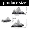 Aquarium Decors Fish Tanks Ornament Aquarium Landscape Decorations Fish Tanks Accessories Realistic Snow Mountain Model