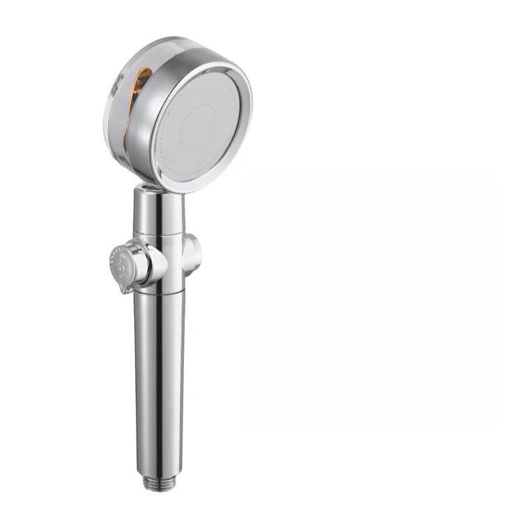 Pressurized Shower Head Water Saving 360 Rotating Twin Turbo Pressurized Propeller Fan Shower Head Bathroom Accessories