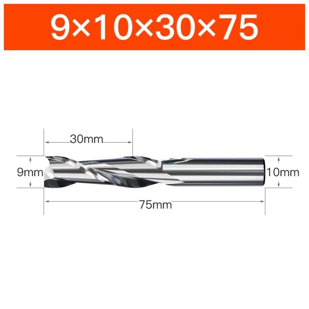HSS M2 End Mill HRC65 Alloy Carbide Milling New Spiral Router Bit  Aluminum Stainless Metal