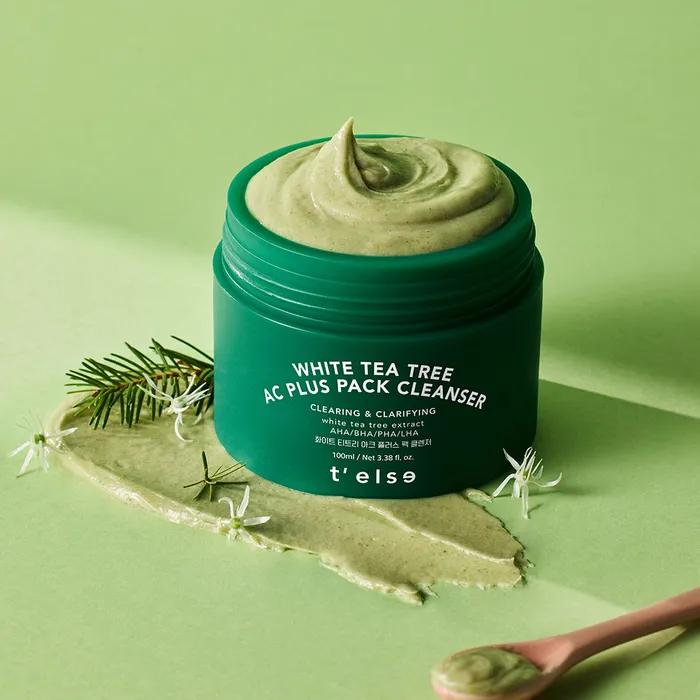 [Pack & Cleanser 2-in-1] TL's White Tea Tree Acne Plus Pack Cleanser 100ml