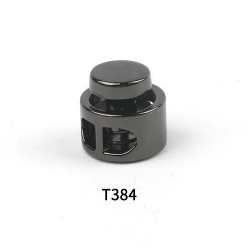 Metal Double‑Hole Spring Cord Lock Stopper Toggle Clasp Drawstring Adjuster for Hoodie Sweatpants Belt Rope Garment DIY Supplies