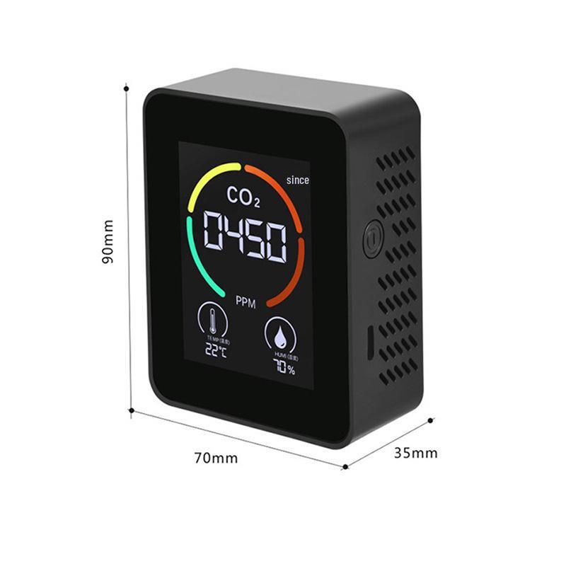 Carbon Dioxide Detector: CO2, PM2.5, PM1.0, Formaldehyde, TVOC, Temperature & Humidity Monitor