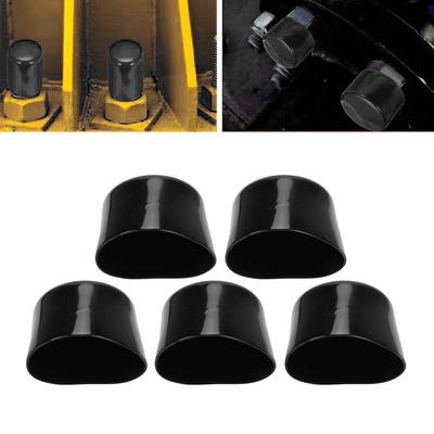 5pcs Round Rubber End , 2.5 Inch Simple Installation Versatile Application 2.5 Inch Screw Thread Protector Covers for