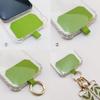 Wide Cloth Phone Antilost Lanyard Pearl Pendant Long Phone Strap Crossbody Phone Lanyard  For Women