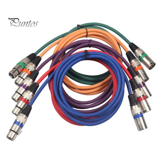 Audio Shielded Antiinterference Cable 100180cm 3pin Xlr Male To Female Microphone Aux Cord For Mixer