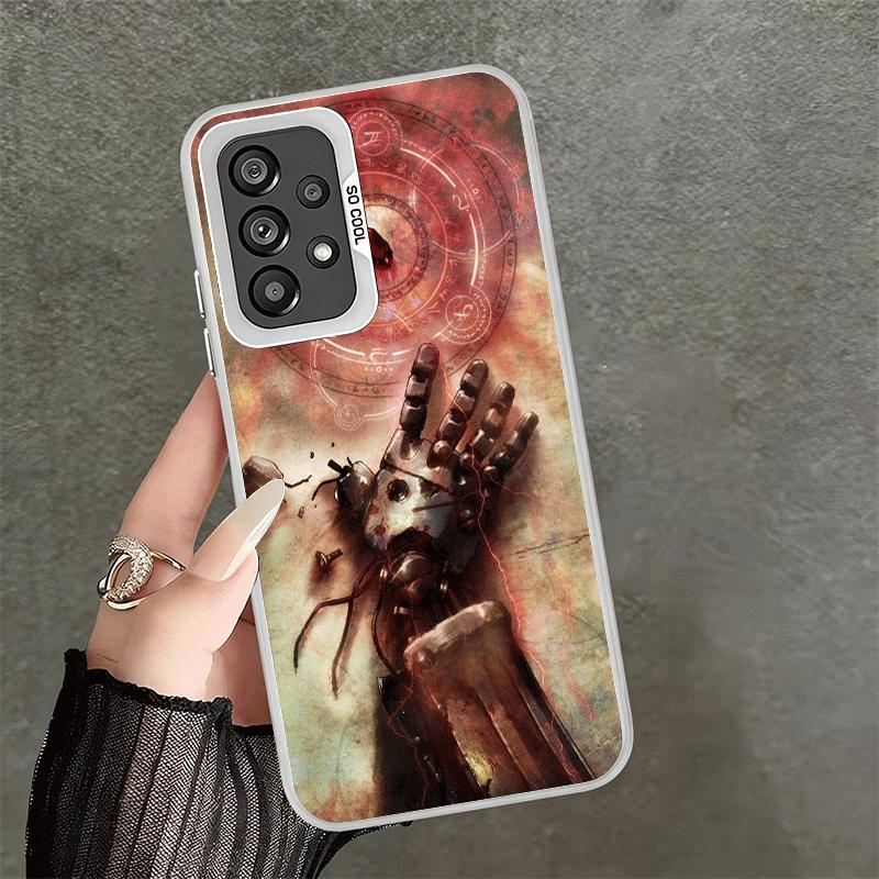 F-ullmetal A-Alchemist Anime Shockproof Phone Case for Samsung A17 A16 A15 A14 A37 A57 A36 A56 A26 A35 A55 A25 A34 A54 A24 A13 A