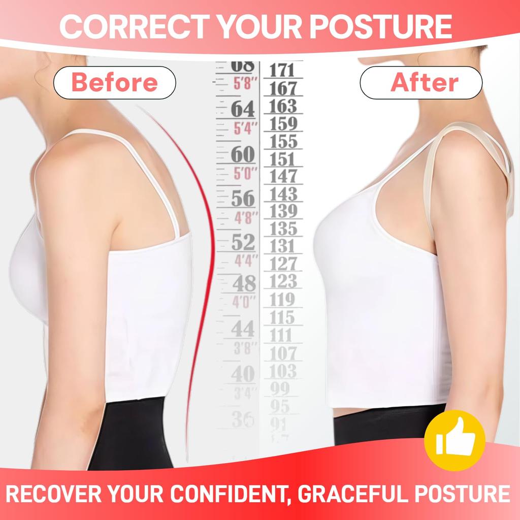 SHINIQLORA Posture Corrector & Lumbar Support Belt, Back Straightener Corset for Women & Men, Breathable Waist Cincher (Pink / XL)