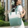 Schoolbag Mommy Bag Backpack Color Matching Large Capacity Mother and Baby Bag Baby Bottle Diaper Storage Bag Lightweight Backpack Mother Bag for