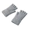 Thick Knitted Fingerless Gloves For Men Cold Weather Cycling Outdoor Activity Warm Thermals Protection