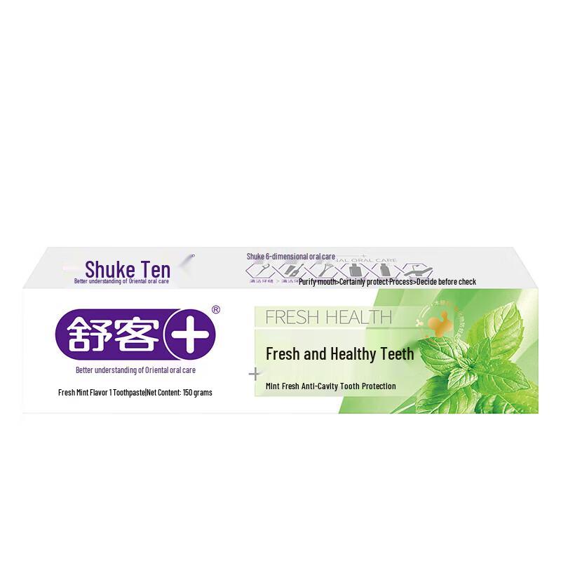 Shuke Fresh Mint Zahnpasta 150g 4er-Pack