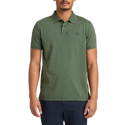 Oyster River Short Sleeve Solid Breathable Polo Shirt Men Tops TB0A6R29A6X1