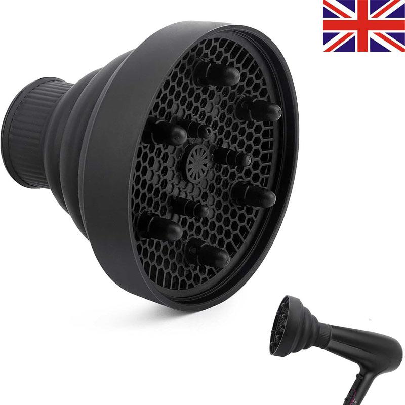 

Складная насадка-диффузор для фена, парикмахерская, складная насадка-диффузор для волос, парикмахерские инструменты чёрный