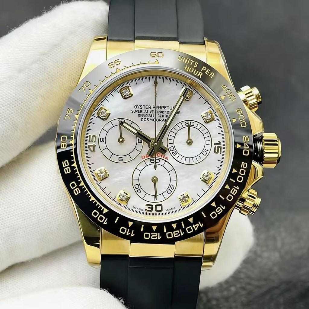 Orologio Meccanico da Uomo Acciaio Inossidabile Alta Precisione Cronografo Automatico Orologio da Polso da Uomo Classico Sportivo Meccanico per Uomo