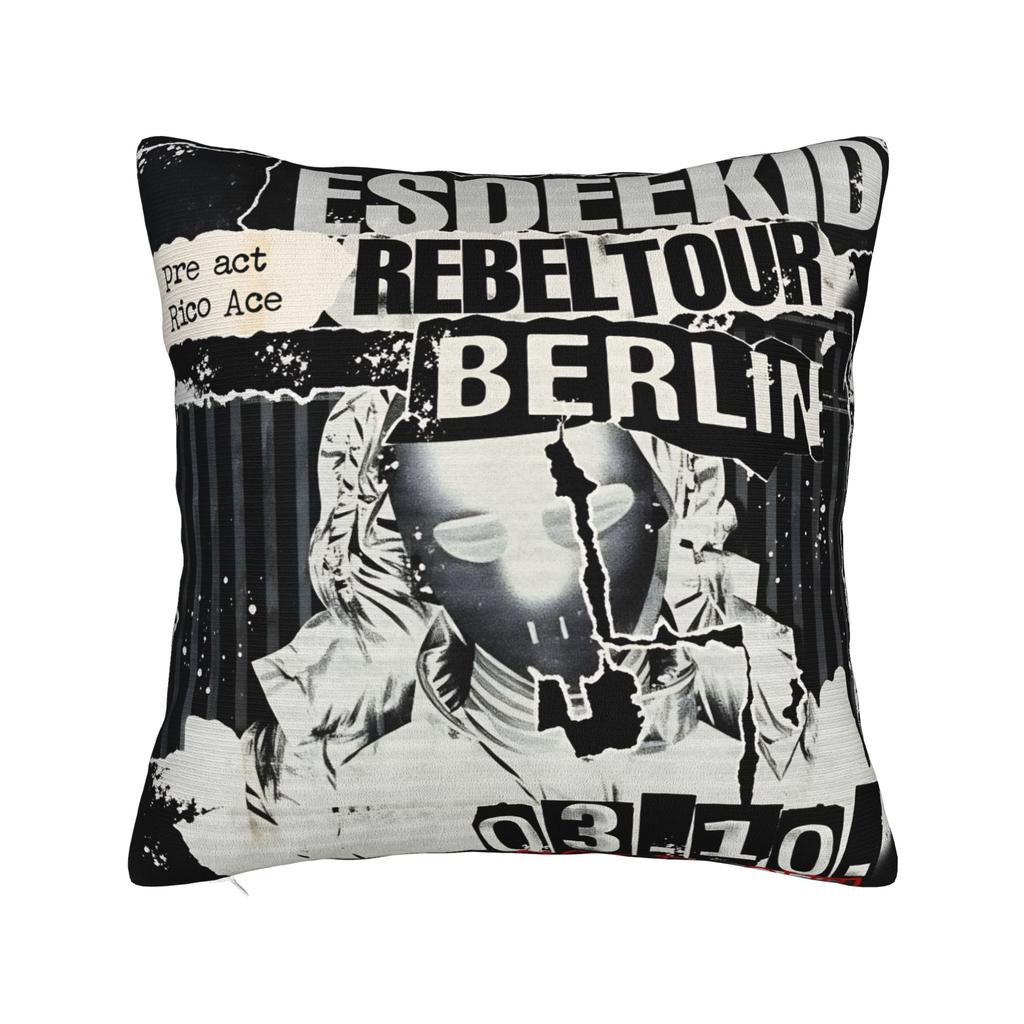 Rapper EsDeeKid Rebel Pillow Cover  Morden Pillow Case For Living Room Sofa Soft Pillowcases Gift