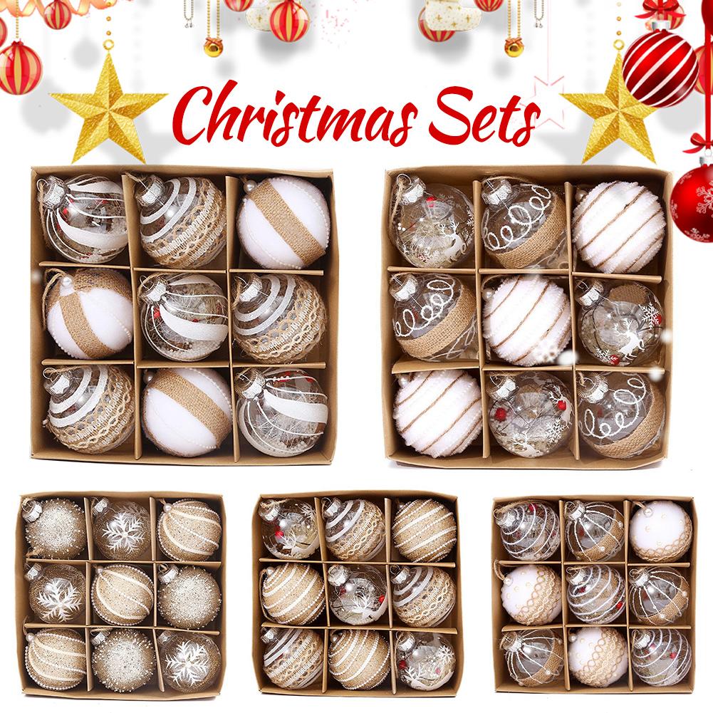 Home Christmas Balls Kit Ornaments Set Wedding Xmas