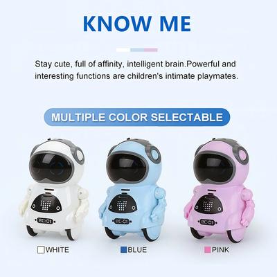 Pocket Robot Intelligent Speech Recognition Variable Tone Learning Tongue Multi Functional Children's Toy