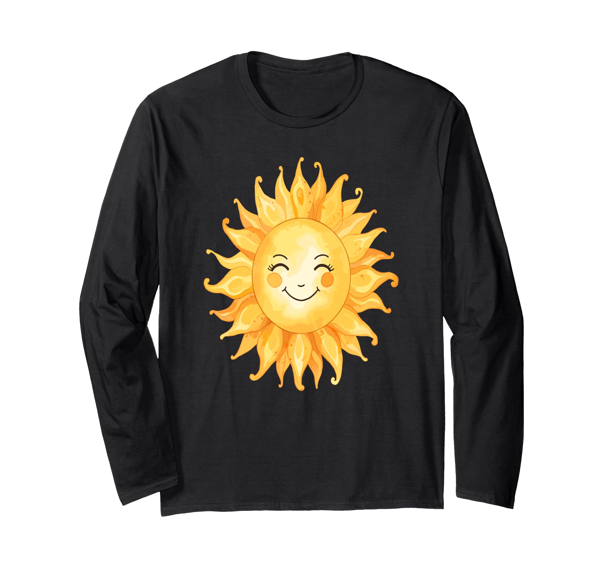 

Футболка с длинным рукавом Sun Sunshine Sun Worshiper Sunbeams Summer