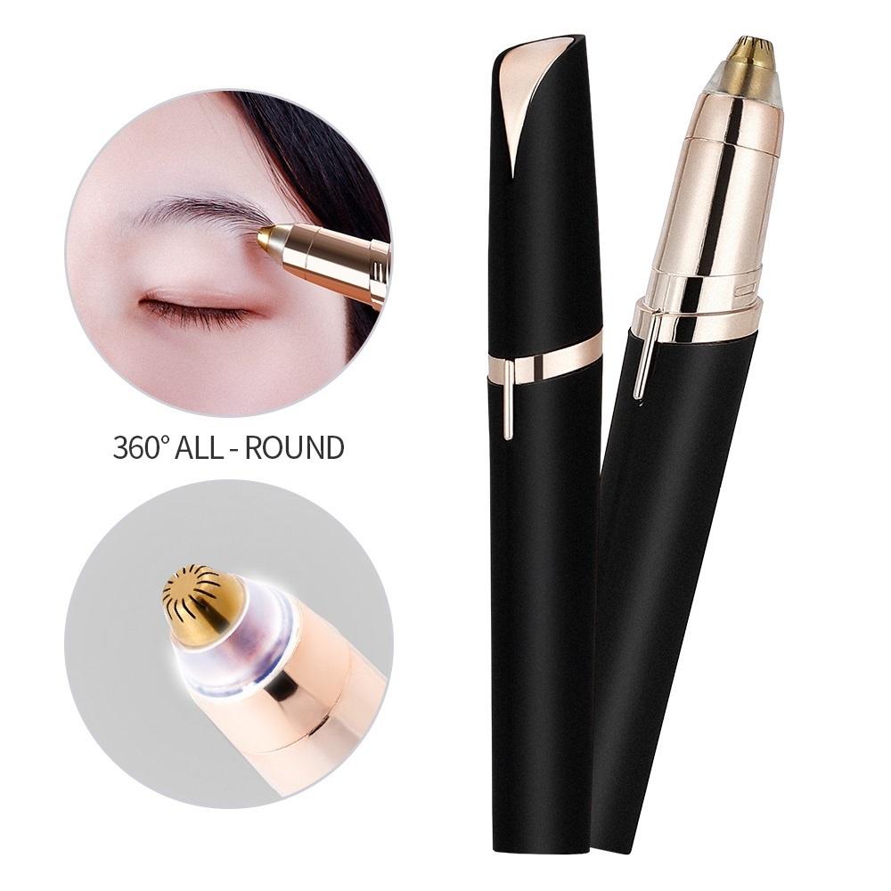 Electric Eyebrow Trimmer Security Hair Removal Eye Brow Epilator USB Charger Mini Shaper Shaver Hair Removal Painless Beauty